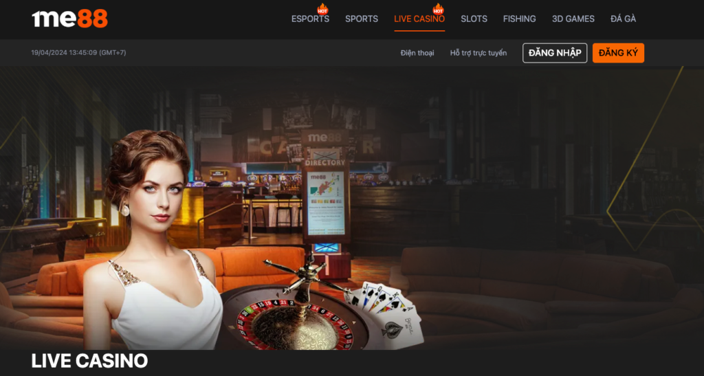 Giới thiệu về Me88 Live Casino